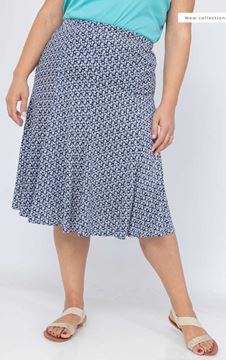 Picture of CURVY GIRL STRETCH SKATER SKIRT